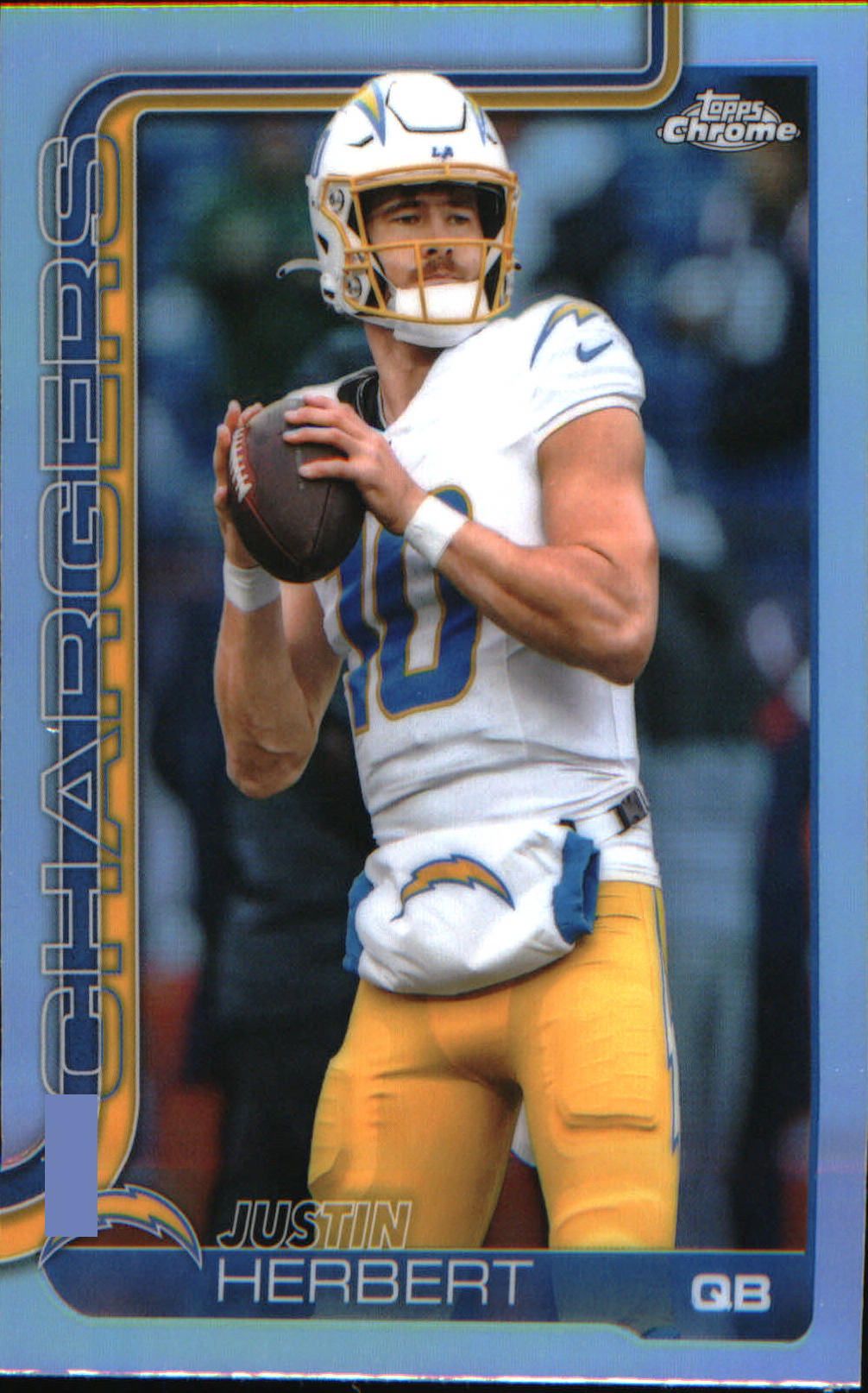 2025 Topps Chrome Refractor #158 Justin Herbert