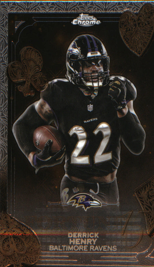 2025 Topps Chrome Fortune 15 #F15-10 Derrick Henry