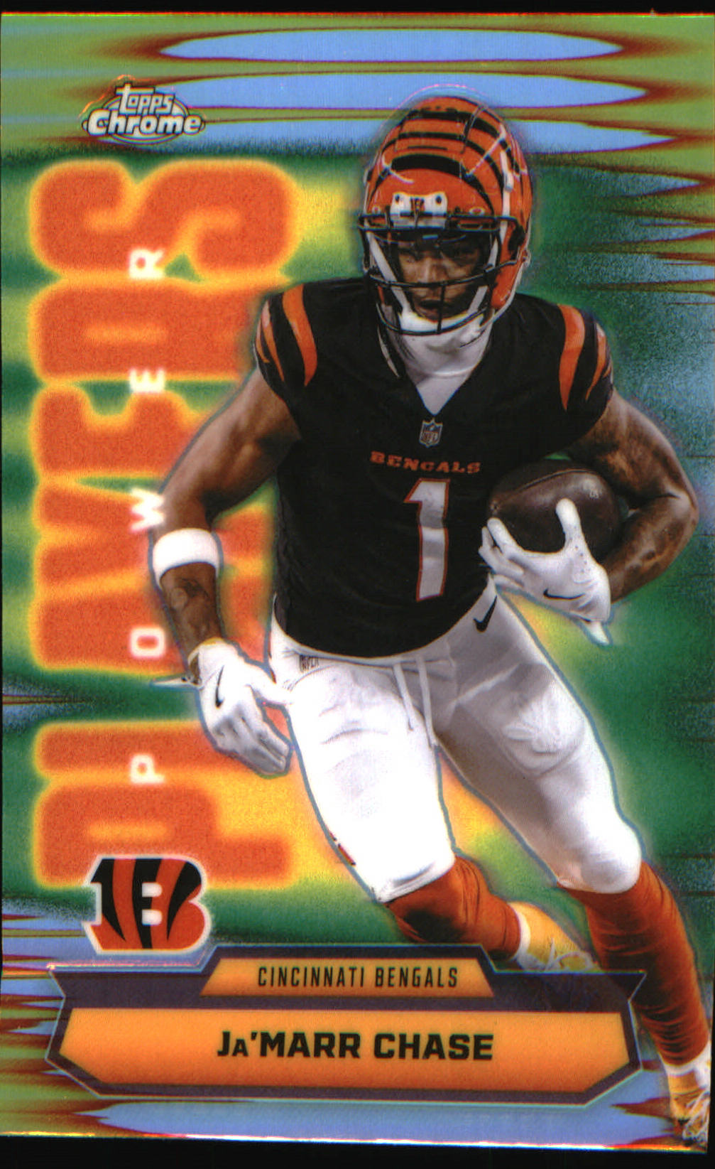 2025 Topps Chrome Power Players Refractor #PP-21 Ja'Marr Chase
