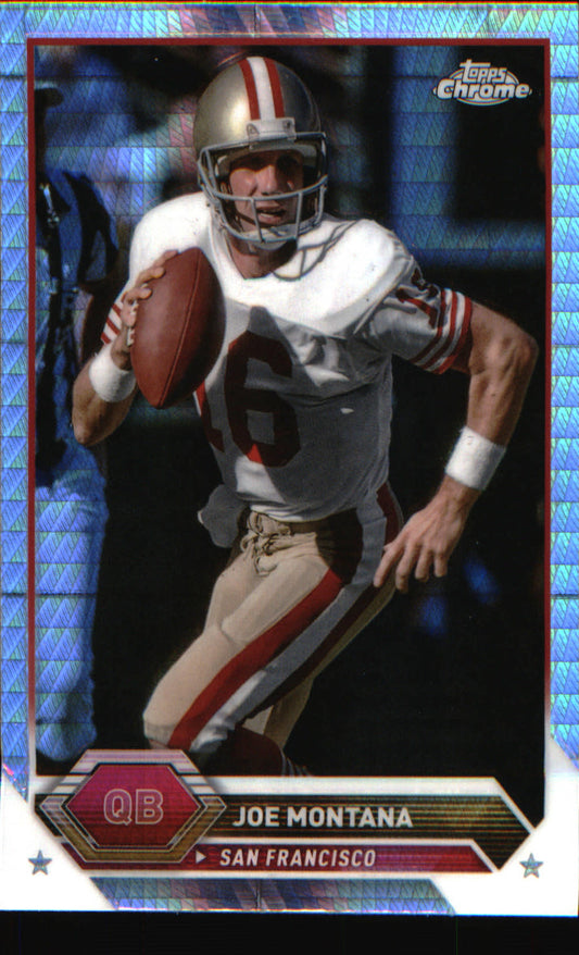 2023 Topps Composite Topps Chrome Prism Refractor #16 Joe Montana