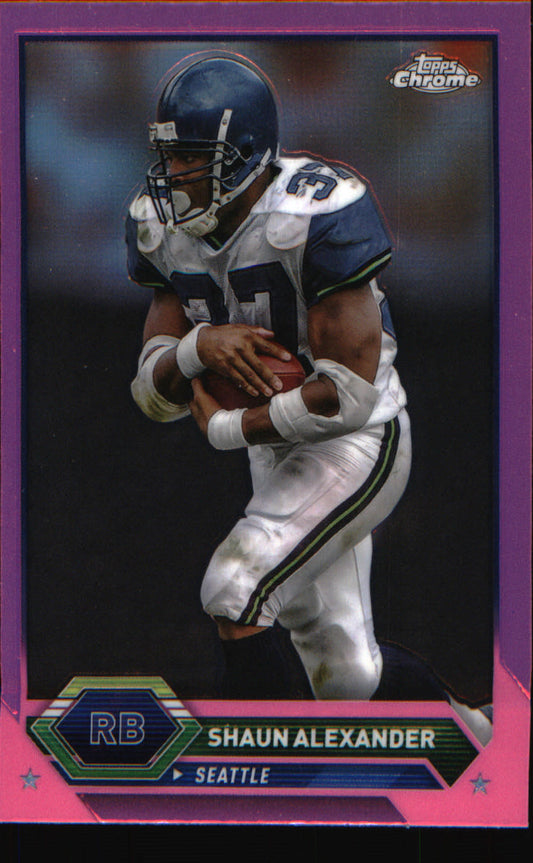 2023 Topps Composite Topps Chrome Pink Refractor #48 Shaun Alexander
