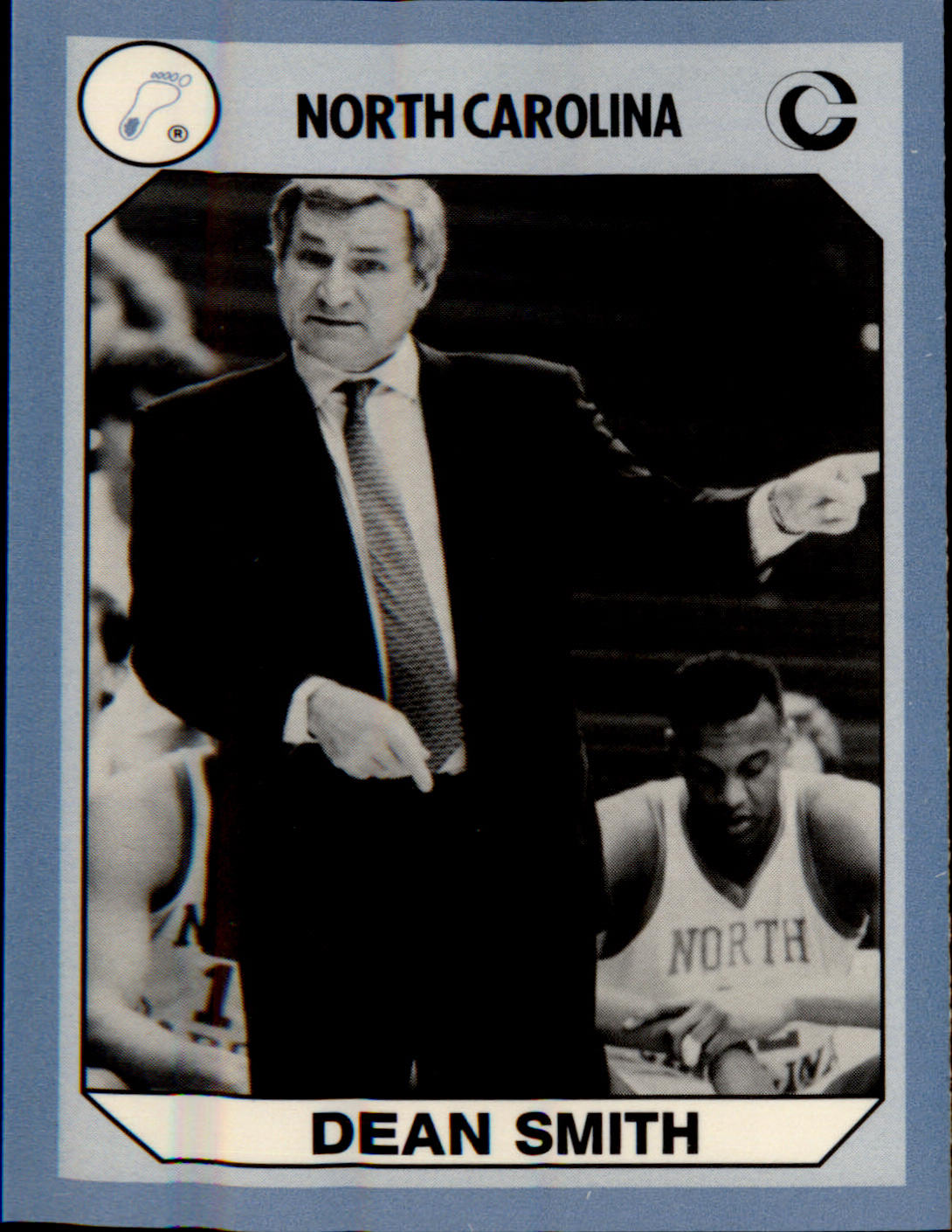 1990-91 Collegiate Collection North Carolina Tar Heels #173 Dean Smith
