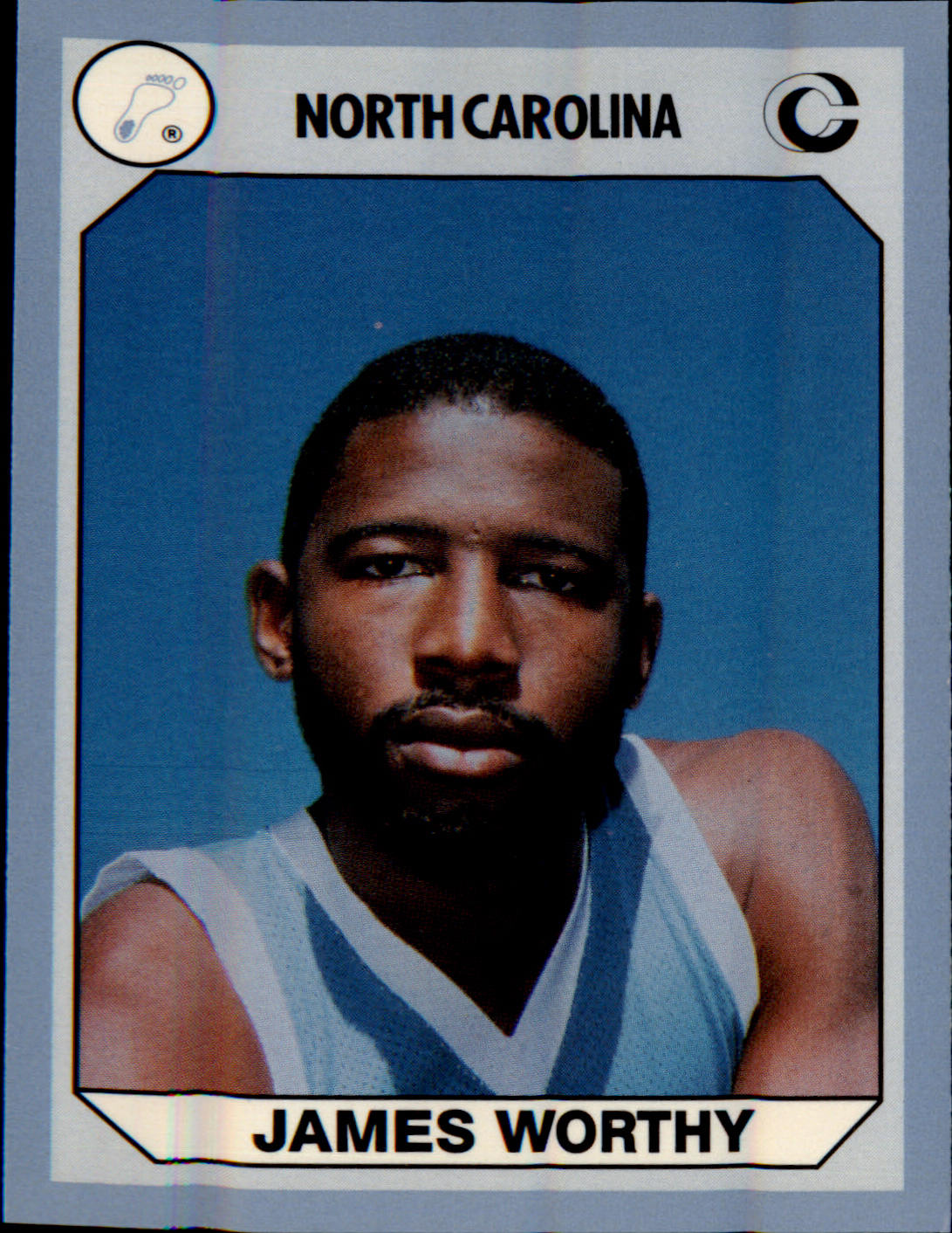 1990-91 Collegiate Collection North Carolina Tar Heels #78 James Worthy