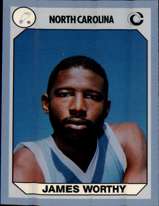 1990-91 Collegiate Collection North Carolina Tar Heels #78 James Worthy