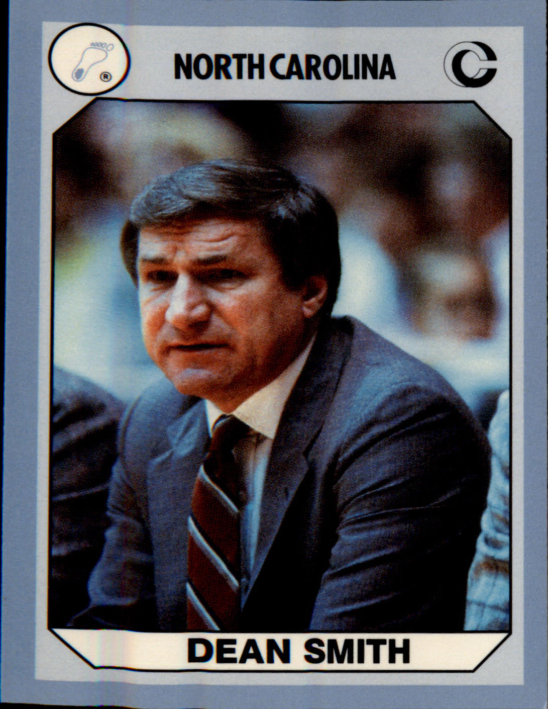 1990-91 Collegiate Collection North Carolina Tar Heels #27 Dean Smith