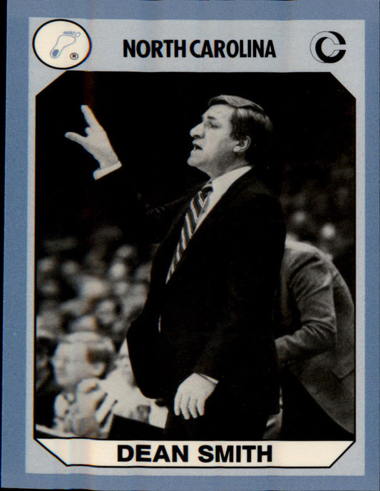 1990-91 Collegiate Collection North Carolina Tar Heels #150 Dean Smith