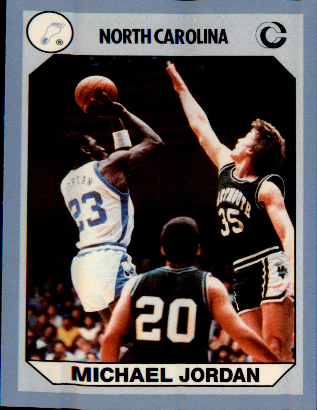 1990-91 Collegiate Collection North Carolina Tar Heels #61 Michael Jordan
