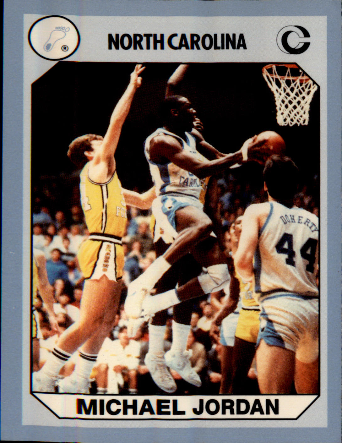 1990-91 Collegiate Collection North Carolina Tar Heels #3 Michael Jordan