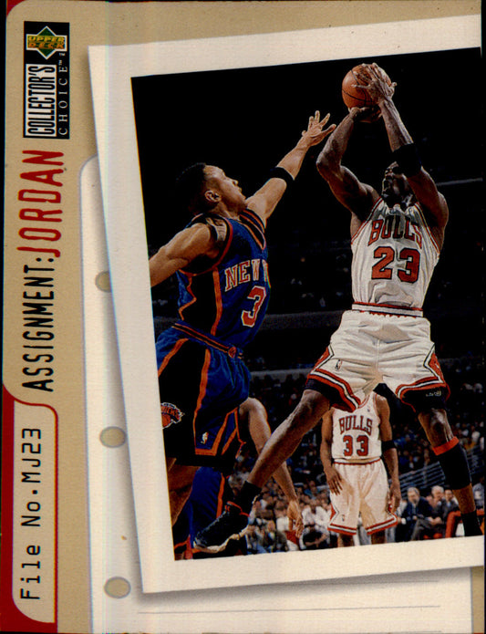 1996-97 Collector's Choice #364 John Starks "Assignment:Jordan"
