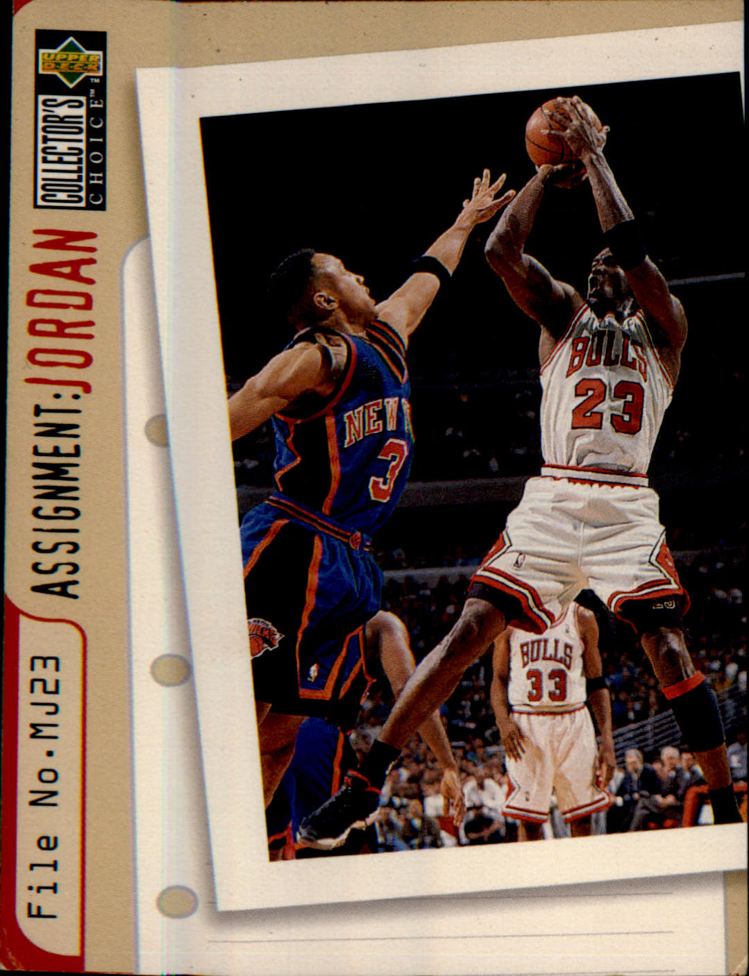 1996-97 Collector's Choice #364 John Starks "Assignment:Jordan"
