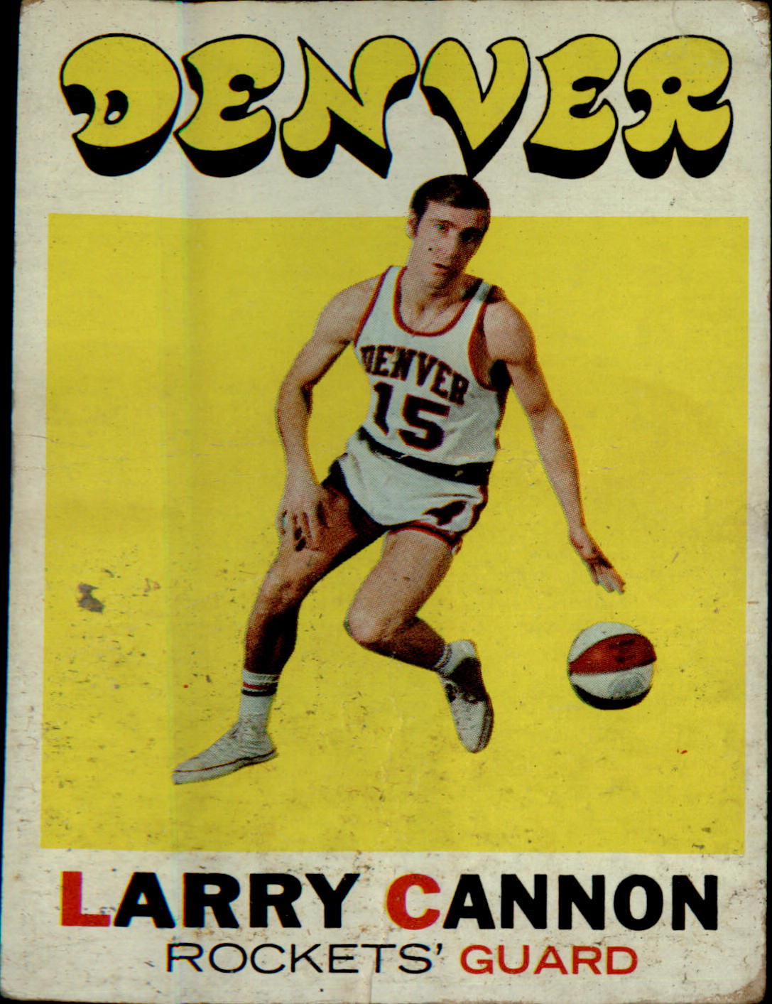 1971-72 Topps #196 Larry Cannon Rookie Rookie