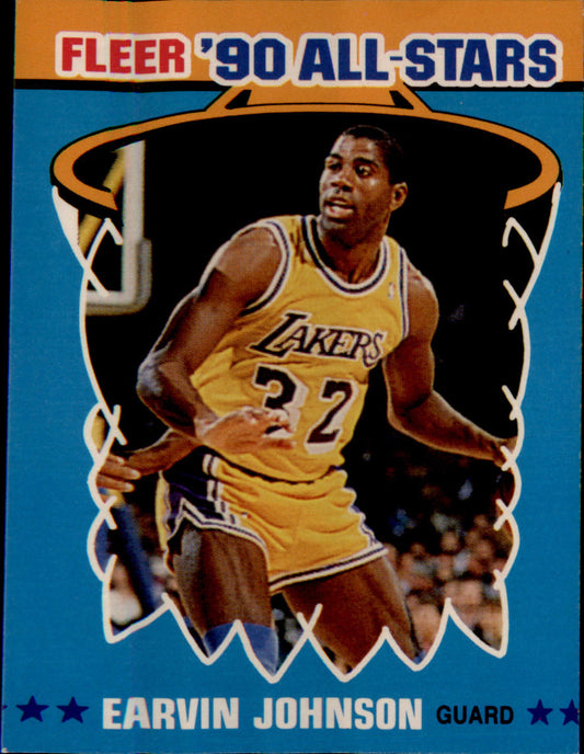1990-91 Fleer All-Stars #4 Earvin Johnson