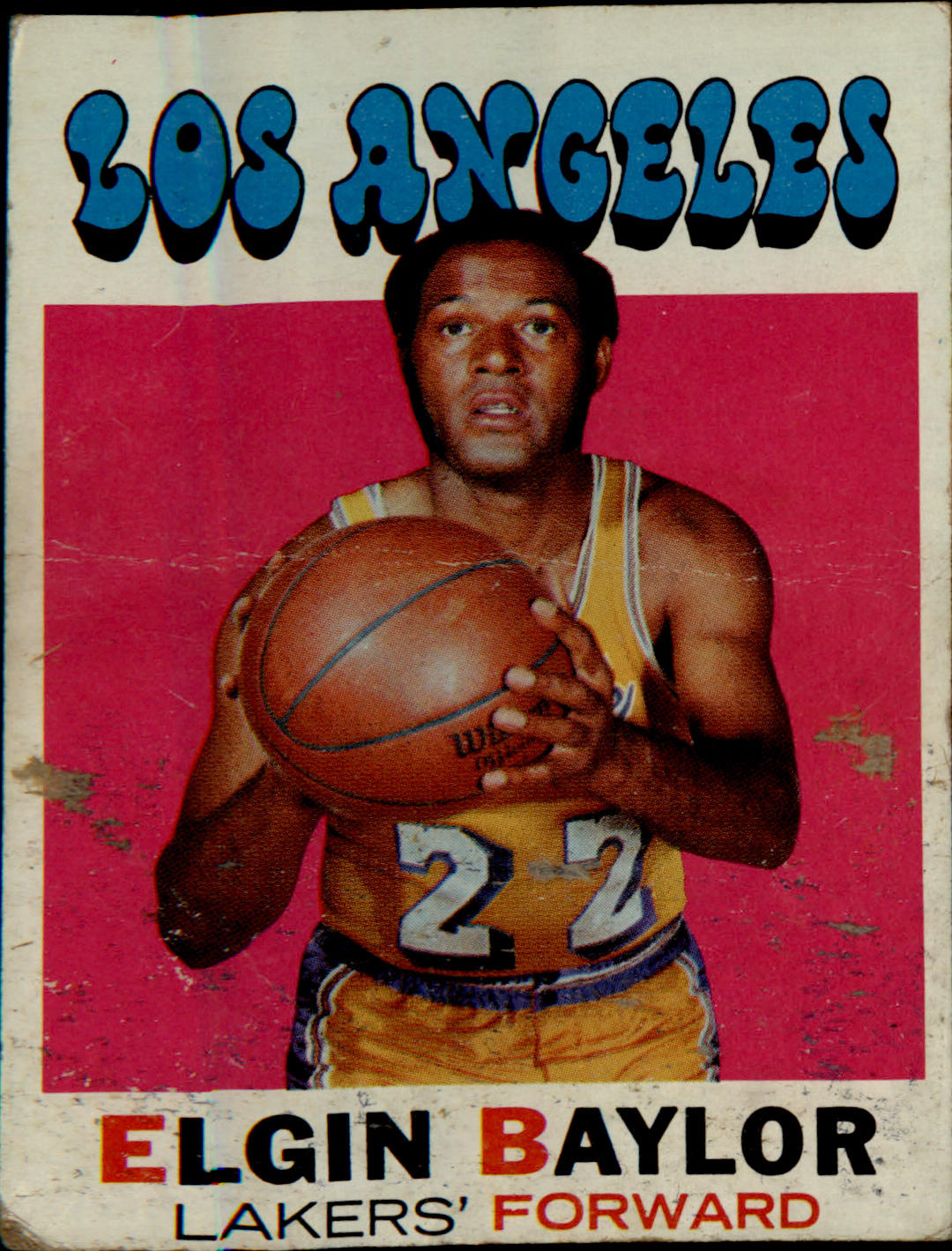 1971-72 Topps #10 Elgin Baylor