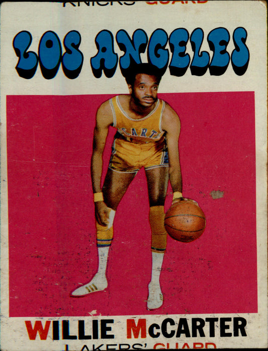 1971-72 Topps #101 Willie McCarter