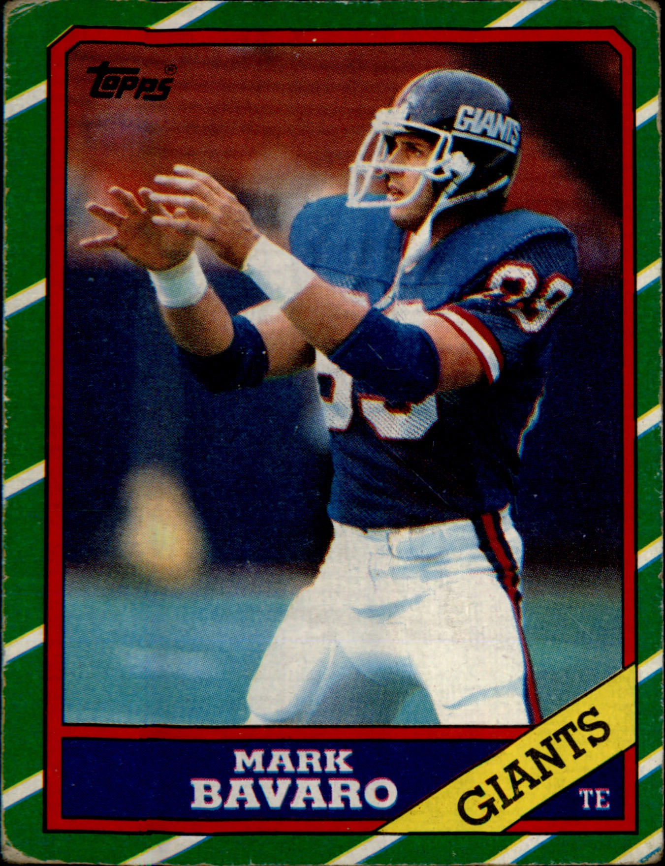1986 Topps #144 Mark Bavaro Rookie Rookie
