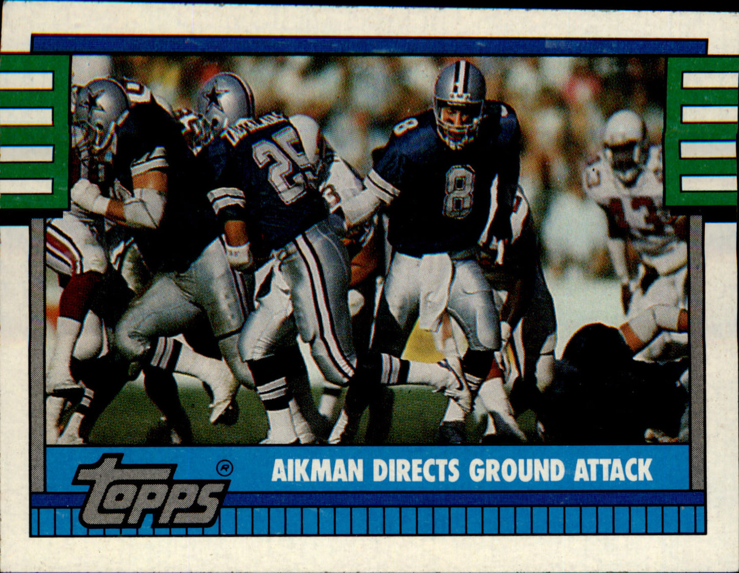 1990 Topps #511c Aikman Directs Ground Attack