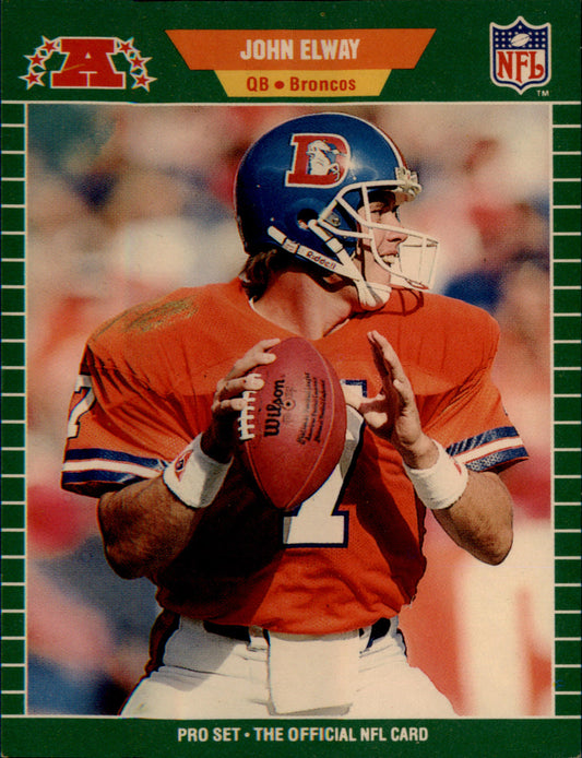 1989 Pro Set #100b John Elway