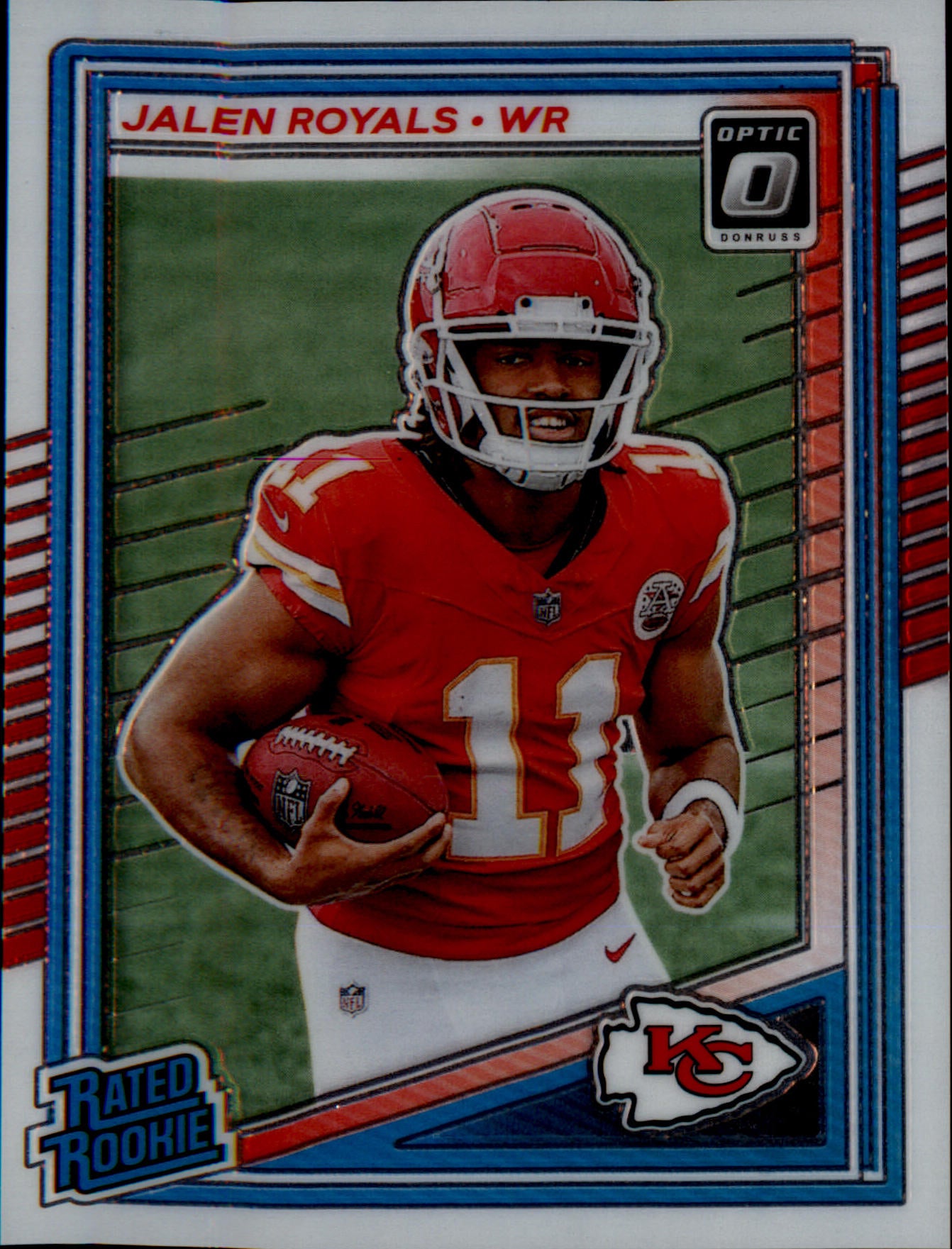 2025 Donruss Optic #251 Jalen Royals Rookie Rookie