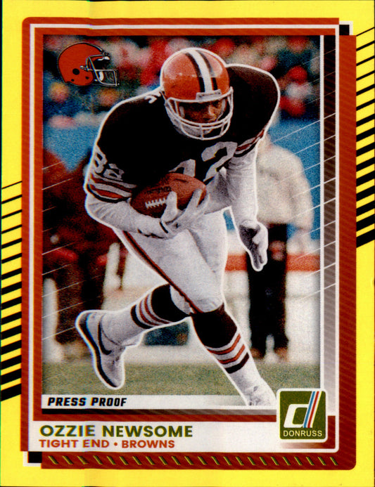 2025 Donruss Yellow Press Proof #64 Ozzie Newsome