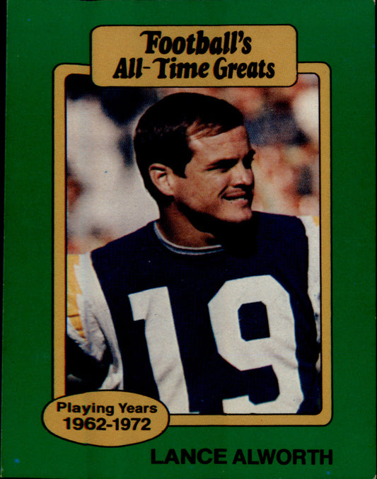 1987 Hygrade Football's All-Time Greats #NNO Lance Alworth