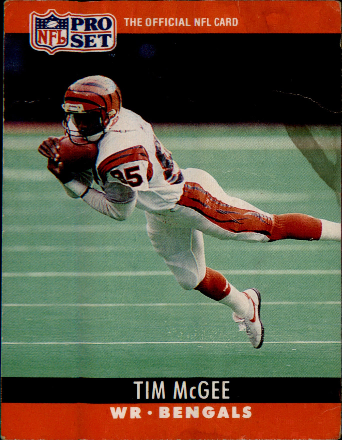1990 Pro Set FACT Cincinnati #64 Tim McGee