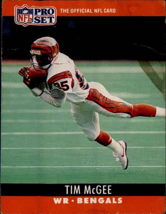 1990 Pro Set FACT Cincinnati #64 Tim McGee