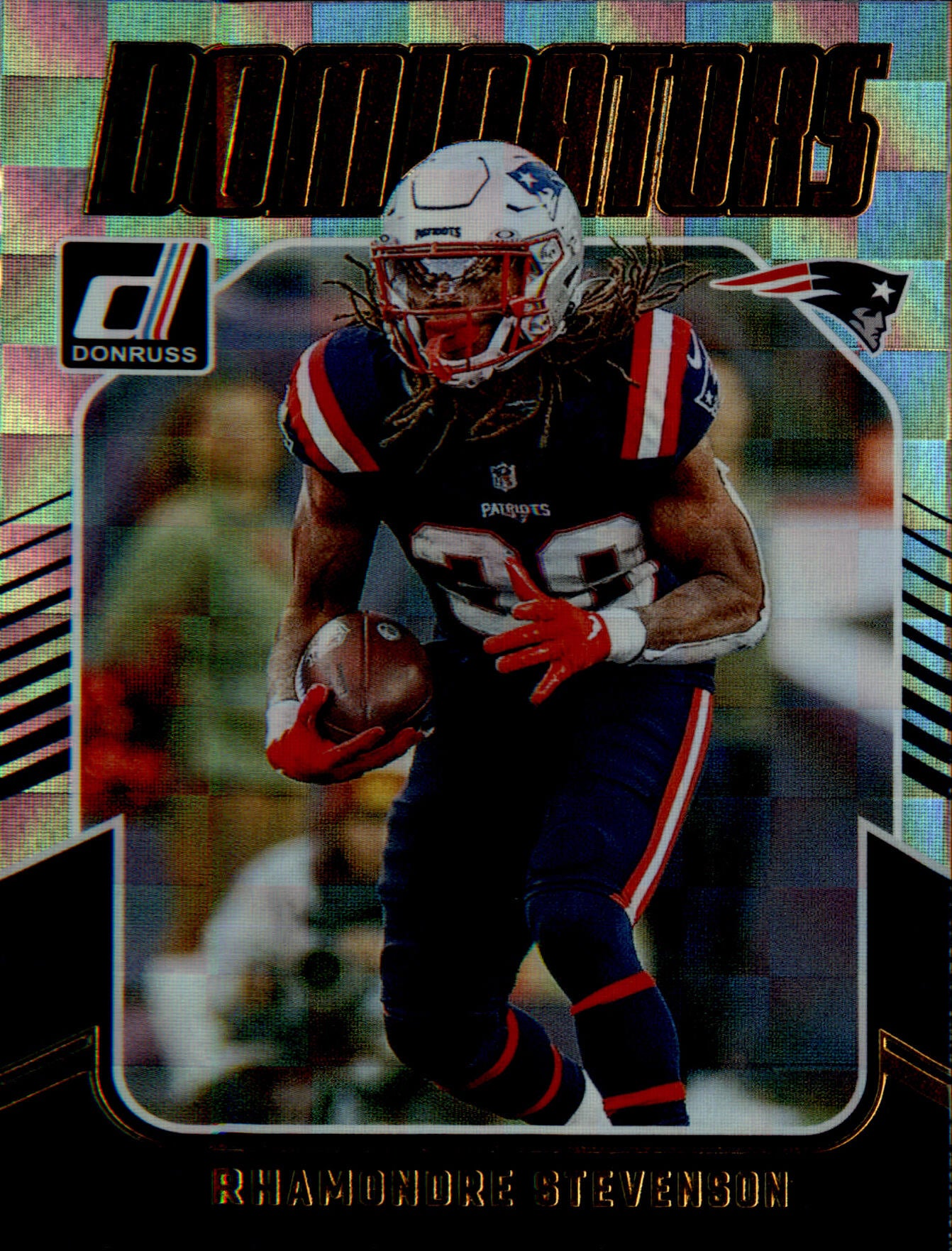 2024 Donruss Dominators #8 Rhamondre Stevenson