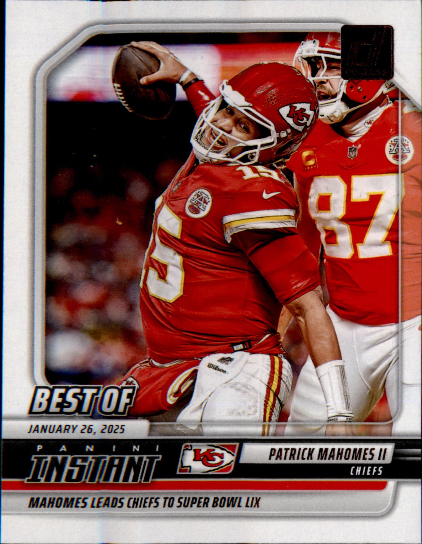 2025 Donruss Best of Instant #INS-PMS Patrick Mahomes II