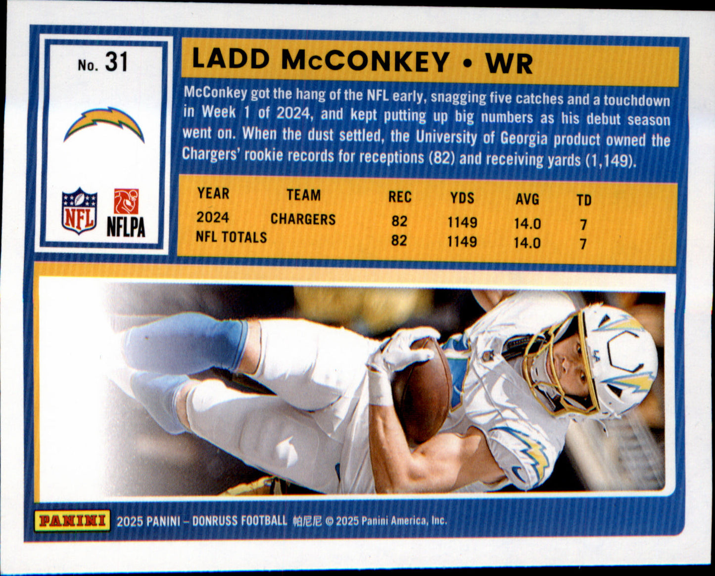 2025 Donruss #31 Ladd McConkey