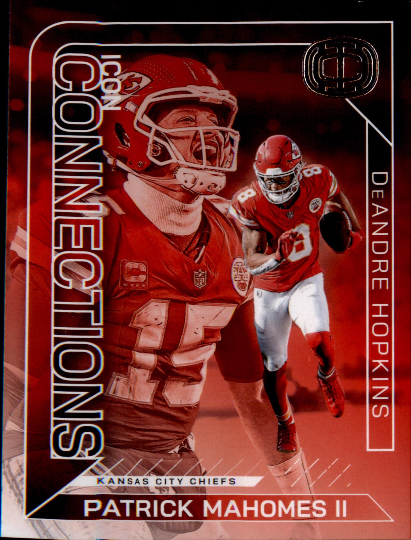 2025 Icon Collections Patrick Mahomes & DeAndre Hopkins Icon Connections Chiefs