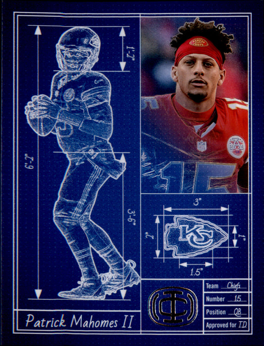 2025 Panini Mahomes Icon Collection - Touchdown Architect Patrick Mahomes II