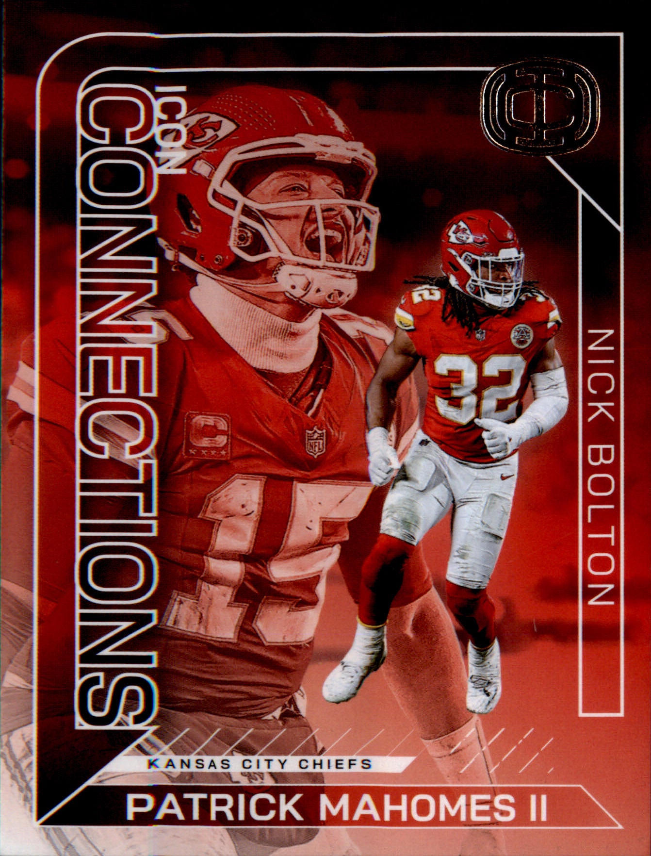 2025 Panini Icon Collection Patrick Mahomes II Icon Connections #IC-23 Chiefs