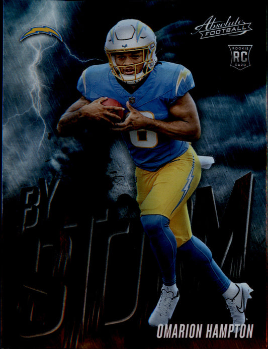 2025 Panini Absolute By Storm #12 Omarion Hampton RC