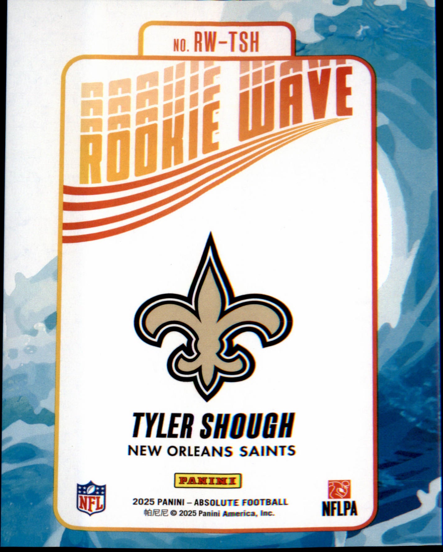 2025 Panini Absolute Rookie Wave #RW-TSH Tyler Shough