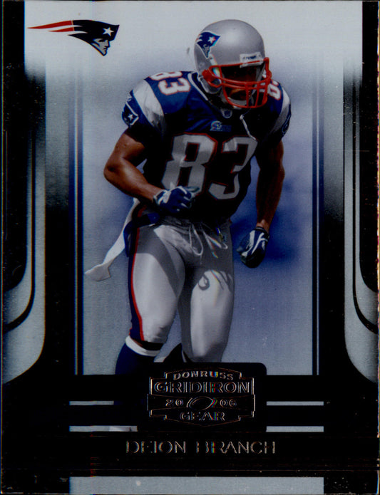 2006 Donruss Gridiron Gear Retail #62 Deion Branch