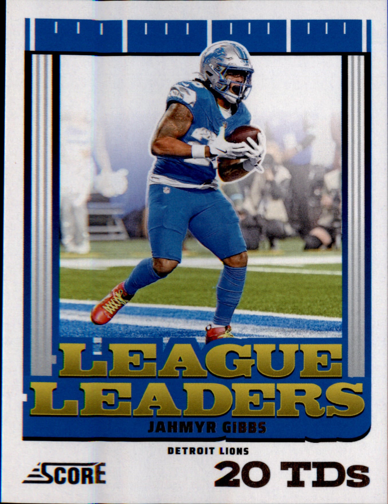 2025 Score League Leaders #5 Jahmyr Gibbs