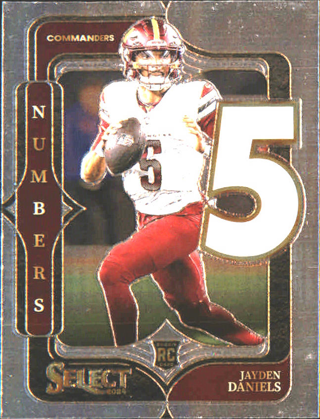 2024 Panini Select Select Numbers #23 Jayden Daniels
