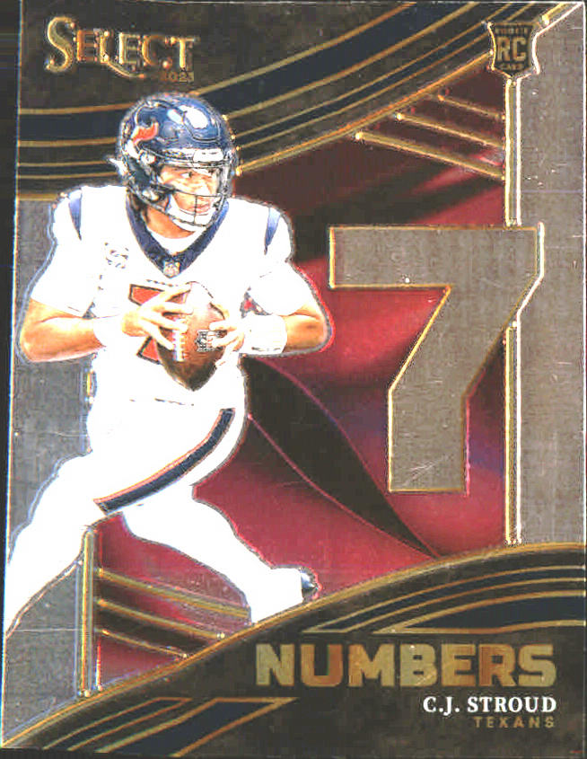 2023 Panini Select Numbers #NMB-CST C.J. Stroud