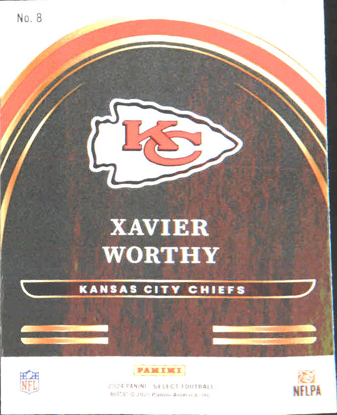 2024 Panini Select Select Future #8 Xavier Worthy