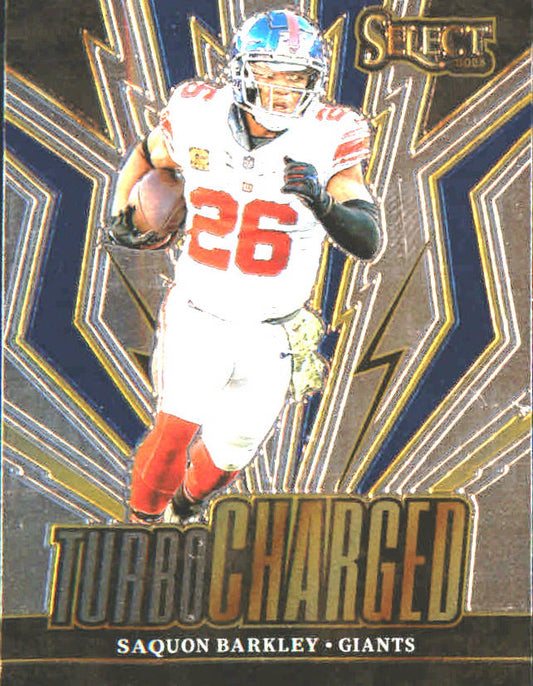 2023 Panini Select Turbocharged #TUR-SBA Saquon Barkley
