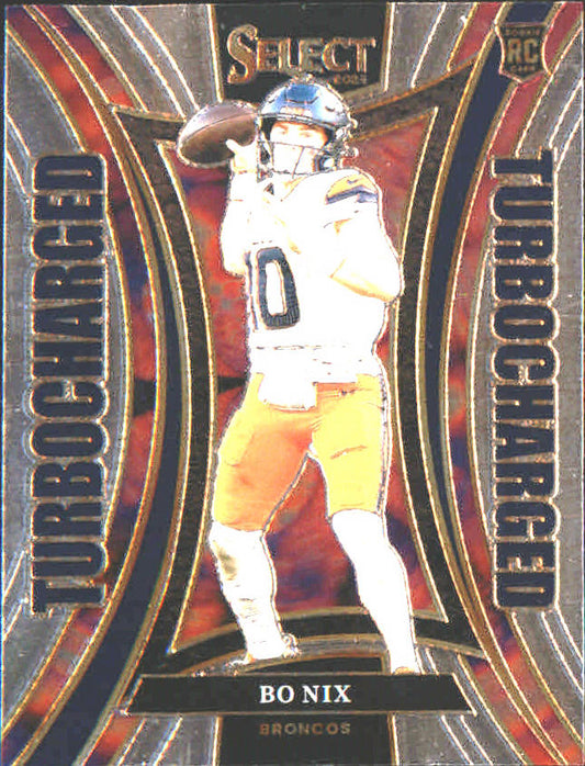 2024 Panini Select Turbocharged #16 Bo Nix