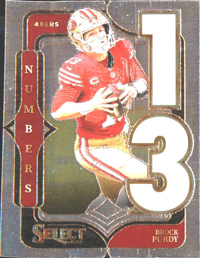 2024 Panini Select Select Numbers #22 Brock Purdy