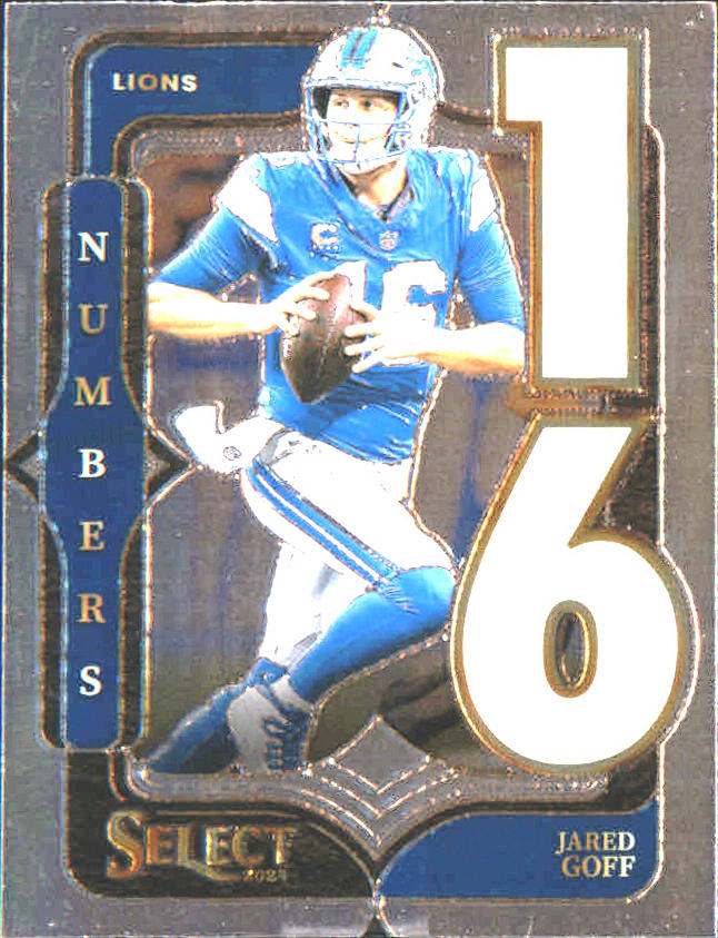 2024 Panini Select Select Numbers #7 Jared Goff