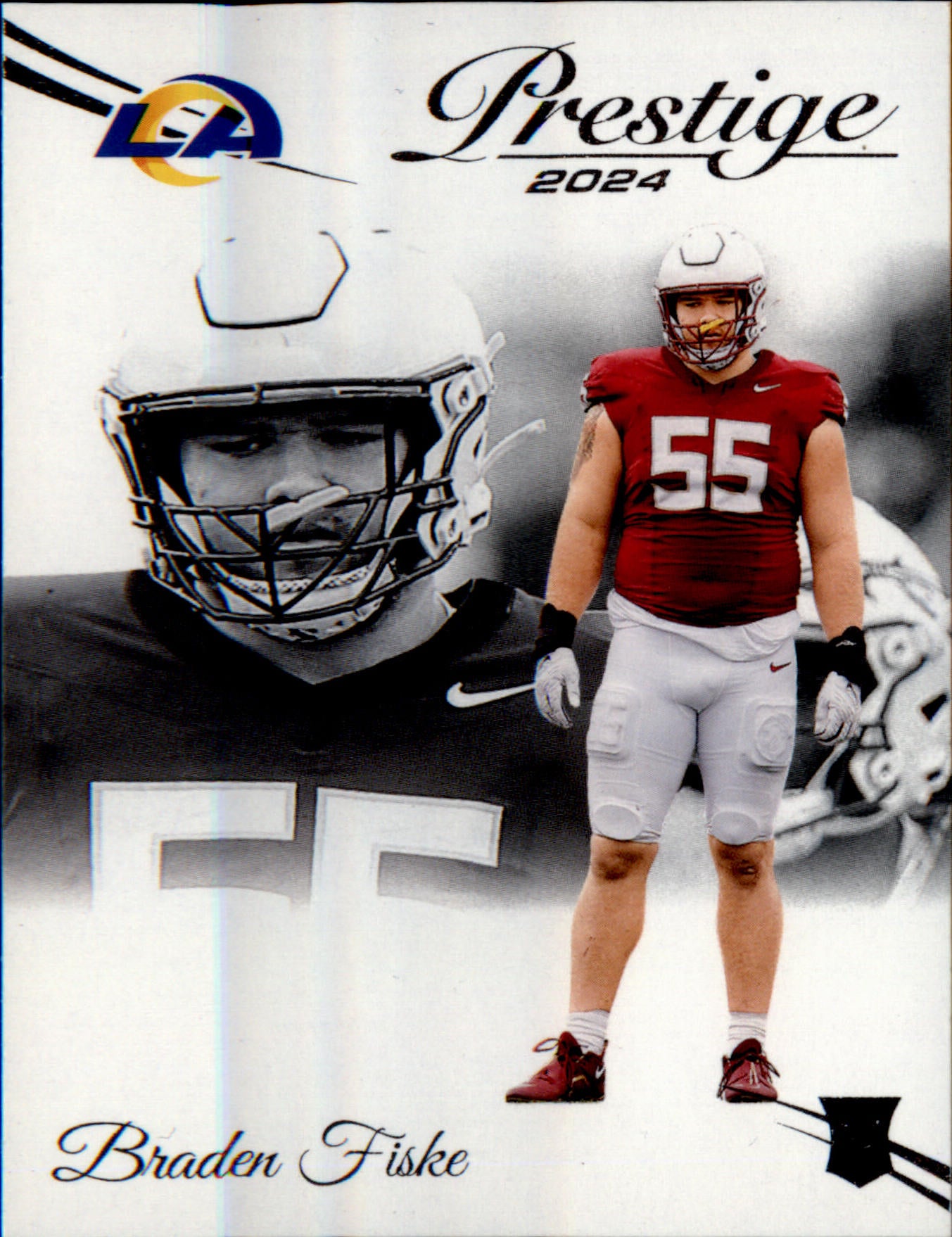 2024 Panini Prestige #326 Braden Fiske Rookie Rookie