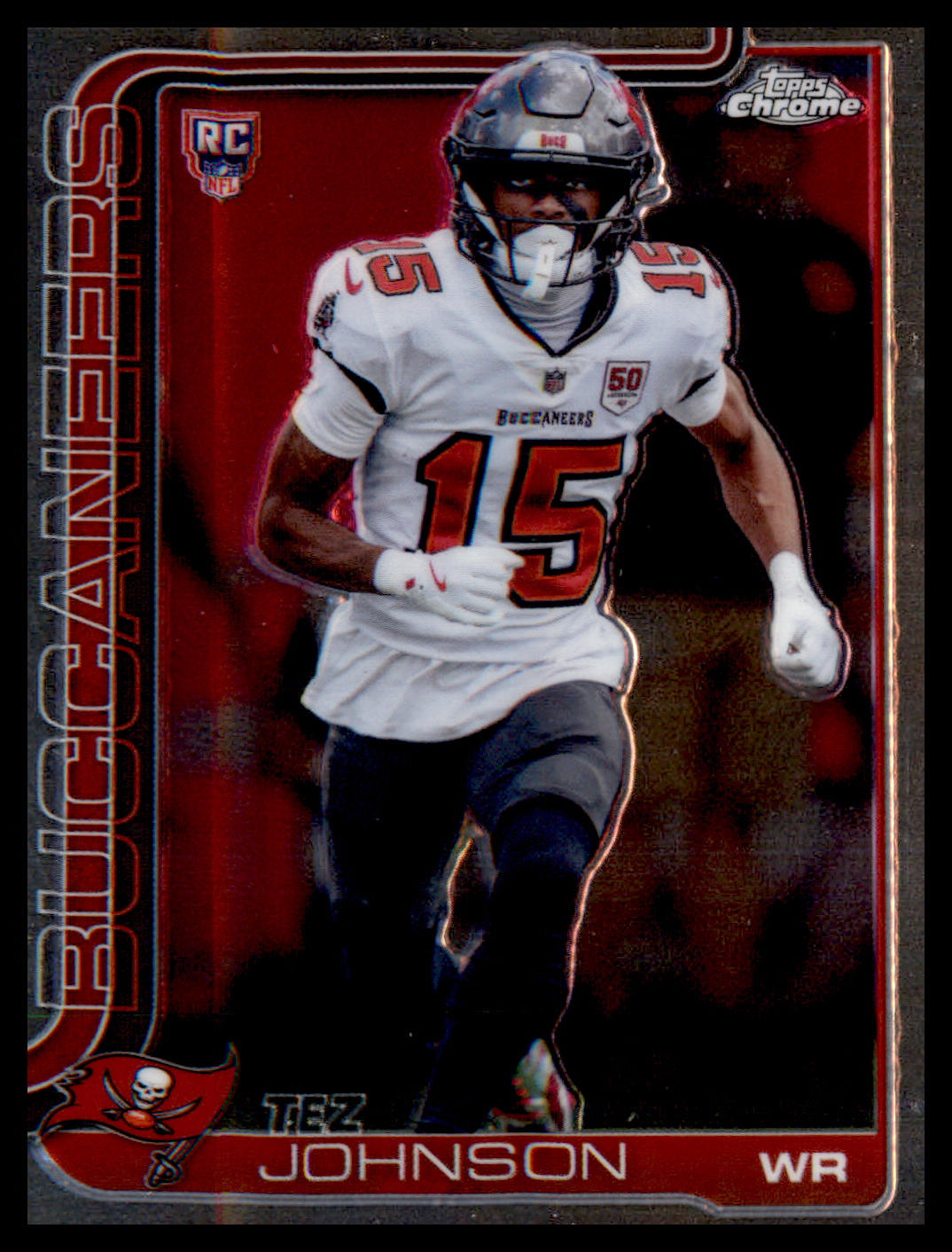 2025 Topps Chrome #342 Tez Johnson Rookie Rookie