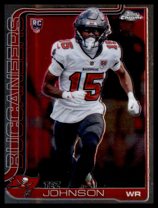 2025 Topps Chrome #342 Tez Johnson Rookie Rookie
