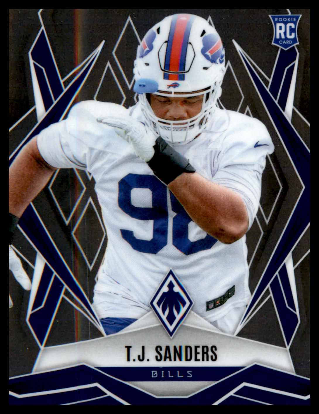 2025 Panini Phoenix #181 T.J. Sanders Rookie Rookie