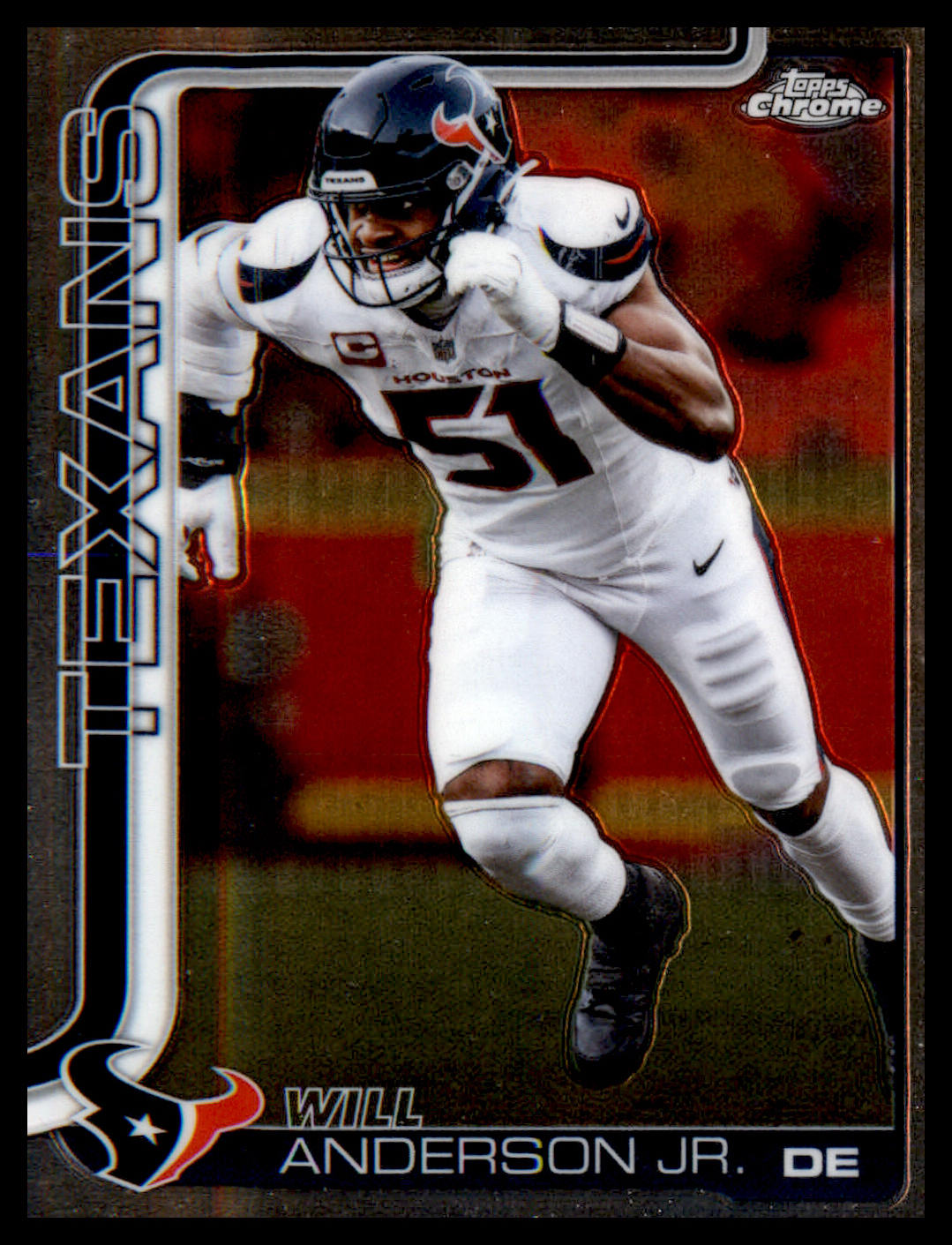 2025 Topps Chrome #121 Will Anderson Jr.