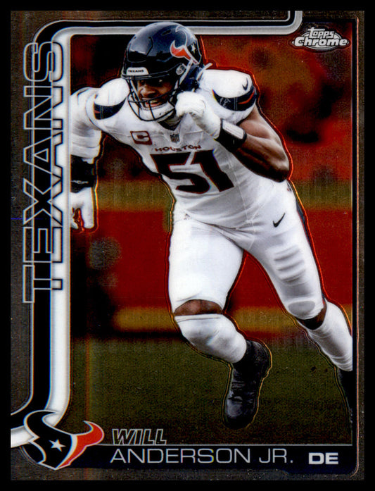 2025 Topps Chrome #121 Will Anderson Jr.