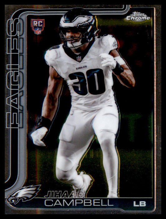 2025 Topps Chrome #366 Jihaad Campbell Rookie Rookie